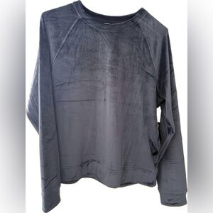 Jockey Blue Velour Crewneck and Pants Set